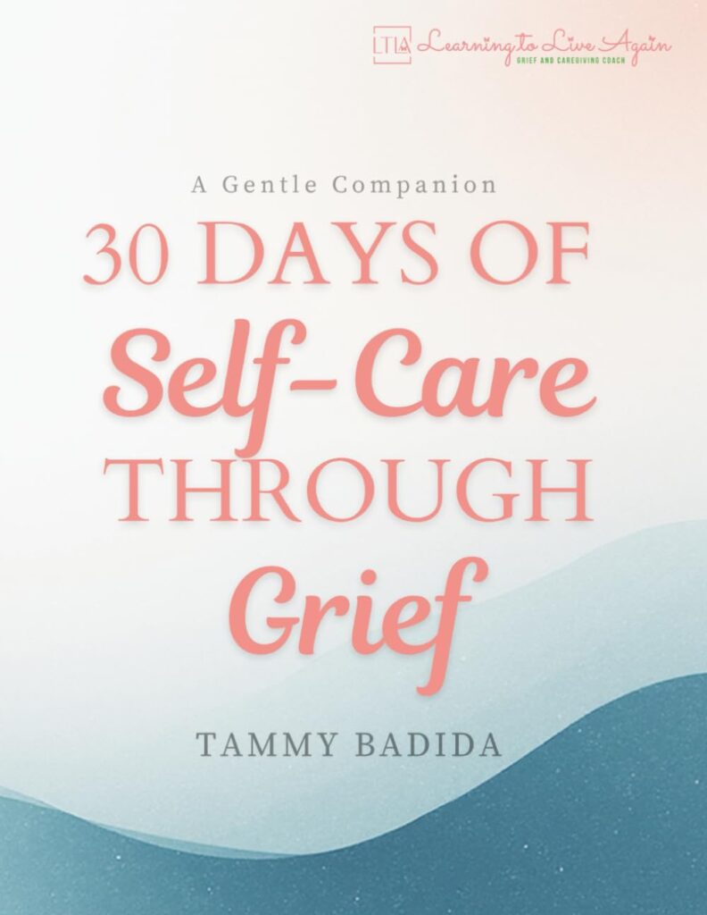 cover of amazon workbook to support grief coaching
